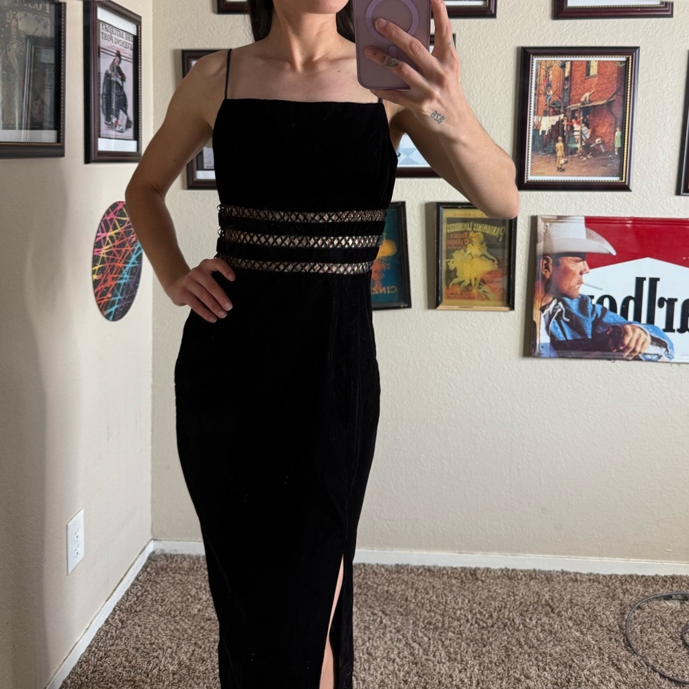 Vintage Gunne Sax Velvet Dress